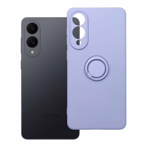 Чехол для Samsung S25 EDGE Silicone Ring фиолетовый