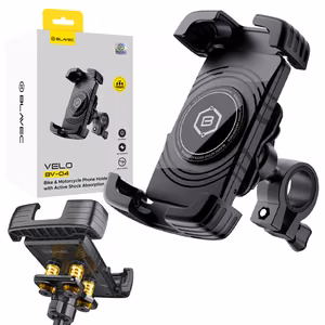 Blavec Uchwyt Rowerowy/Motocyklowy BV-04 Velo to handlebar with active shock absorbtion (BV04-SAHB) black