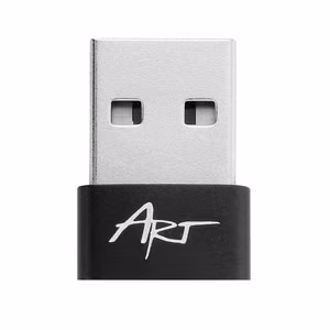 USB A 2.0 į USB C adapteris ART C14 OTG juodas