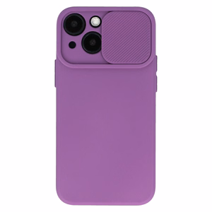 Camshield Soft dėklas iPhone 15 Plus violetinis