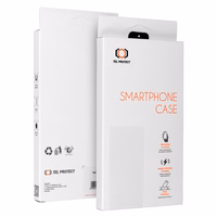 TEL PROTECT MagSilicone Skaidrus Dėklas Iphone 15 Pro Max su blizgučiais