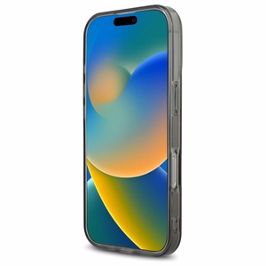 Karl Lagerfeld KLHCP16XHKHDCELK iPhone 16 Pro Max 6.9" juodas/juodas kietas dėklas IML Rhinestones Karl galva