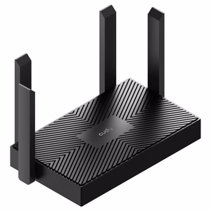Cudy WR1500 belaidis maršrutizatorius Gigabit Ethernet dviejų dažnių (2.4 GHz / 5 GHz) juodas