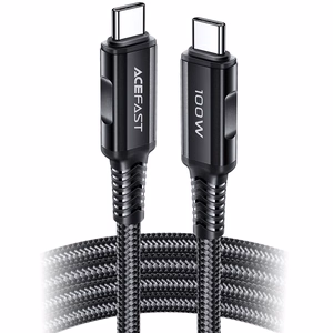 Acefast C4-03 Black USB-C - USB-C PD QC кабель 100W 5A 480Mb/s 2m - черный