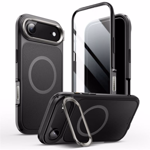 Supcase IBLSN Ares Flip Mag Magnetinis dėklas telefonui MagSafe iPhone 17 Air - juodas