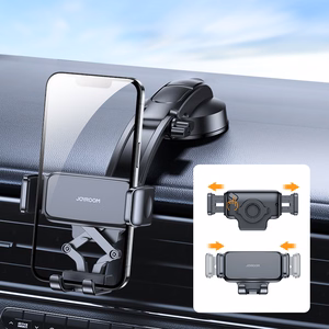 Joyroom mechaninis automobilinis laikiklis prietaisų skydeliui juodas (JR-ZS283)