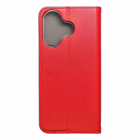 Išmanus dėklas knygos tipo telefonui XIAOMI Redmi 13 4G raudonas