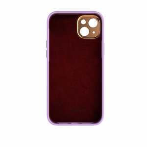 Moshi Napa dėklas, skirtas iPhone 14 Plus, suderinamas su MagSafe, veganiškos odos, „Lavender Purple“ spalvos