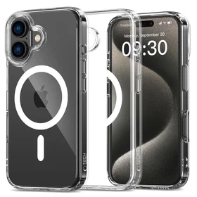 Tech-Protect FlexAir Hybrid Magnetinis dėklas telefonui iPhone 16 - skaidrus