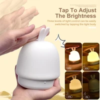 Night lamp W-008 Rabbit blue