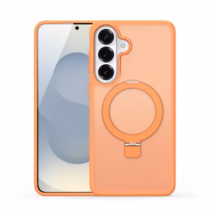 Dėklas Dux Ducis Yind Magnetic Stand Samsung S947 S26 Plus oranžinis