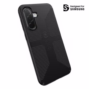 Speck ImpactHero Grip dėklas, skirtas Samsung Galaxy A36 5G, juodas / tamsiai pilkas