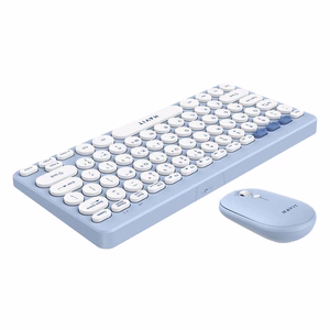 Havit KB279GCM belaidis 2-in-1 žaidimų rinkinys klaviatūra + pelė (mėlyna) (QWERTY)