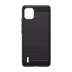 Carbon Case silikoninis dėklas telefonui Nokia C110 - juodas