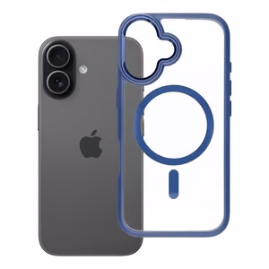 ROAR case MAG BUMPER compatible with MagSafe for IPHONE 16 navy blue