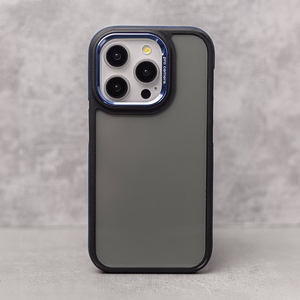 Crystal juodas dėklas for Xiaomi Redmi Note 14 5G (Global) mėlynas