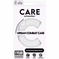 CARE by PanzerGlass Flagship Urban Combat deklas Samsung Galaxy S25 FE - skaidrus