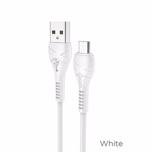 USB kabelis Hoco X37 Cool Power microUSB 1.0m baltas