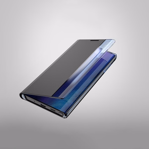 New Sleep dėklas Xiaomi Redmi Note 12 5G / Poco X5 5G su stovu mėlyna