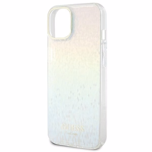 Guess IML Faceted Mirror Disco Iridescent dėklas telefonui iPhone 12/12 Pro - įvairiaspalvis