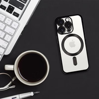 Metalinis Magsafe dėklas iPhone 17 Pro juodas