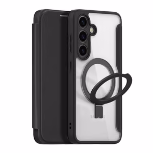 Чехол Dux Ducis Skin X Pro с магнитным кольцом/подставкой для Samsung S24 - черный