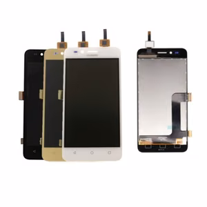LCD Display Compatible With Huawei Y3-II Black HQ (Straight flex / 4G)
