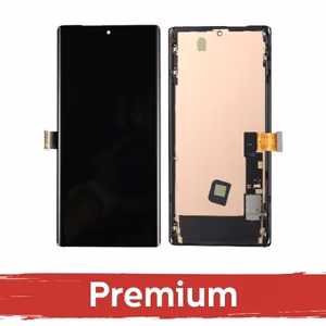 Ekranas skirtas Google Pixel 6 Pro juodas su rėmeliu OEM