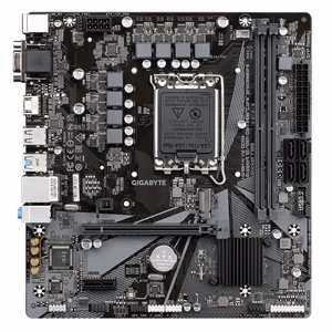 GIGABYTE H610M H V2 материнская плата Intel Core 14-го поколения, 4+1+1 гибридный VRM, DDR5 до 5600 МГц, 1xPCIe 3.0 M.2, GbE LAN, USB 3.2 Gen 1