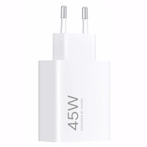 Xiaomi MDY-17-EF 45W USB-A sieninis įkroviklis - baltas