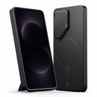 Tech-Protect Kevlar Aura MagSafe Dėklas for Samsung Galaxy S26 Ultra - juodas and oranžinis