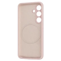 MagColor Pure dėklas telefonui Samsung Galaxy S25 Edge pudros rožinė
