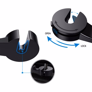 Magnetinis automobilio laikiklis galvos atramos tvirtinimas Tipas 2 juodai-raudonas