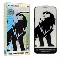 Borofone grūdintas stiklas TG9 pilnas ekranas 2.5D Iphone 14 Plus/14 Pro Max - 10 vienetų