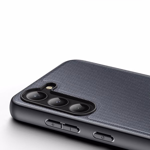 Dux Ducis Fino dėklas Samsung Galaxy S23+ su silikoniniu rėmeliu pilkas