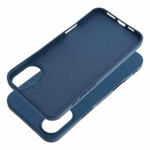 Dėklas Silicone Mag Cover (big hole) (MagSafe) skirtas iPhone 16 Plus mėlynas