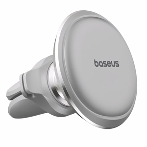 Baseus automobilio laikiklis magnetinis su kabelio laikikliu sidabrinis naujas2 oro angai