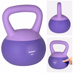 REBEL ACTIVE Soft Kettlebell minkšta vinilinė gira, 8 kg