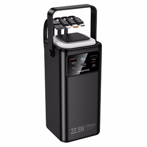 Išorinė baterija Power Bank Borofone BJ65A 22.5W 50000mAh juoda