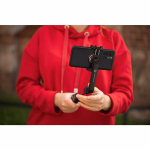 Asmenukių lazda + trikojis Forcell F-GRIP (S70M) (Bluetooth) juoda