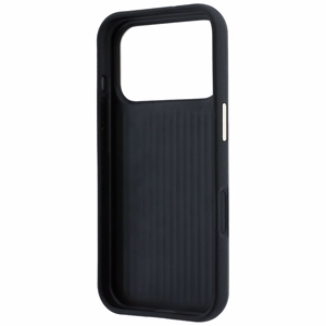 Guess Smooth & Big Strass Logo dėklas iPhone 18 Pro Max / 17 Pro Max – juodas