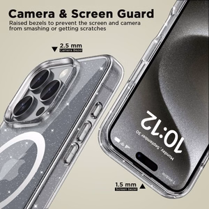 Tech-Protect FlexAir Hybrid Magnetinis dėklas telefonui iPhone 16 Pro Max - skaidrus