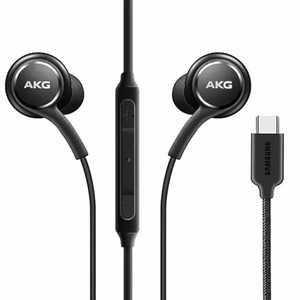Samsung AKG laidinės ausinės maišelyje, juodos