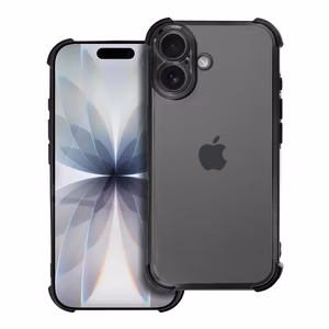 Dėklas ANTISHOCK ELECTRO IPHONE 17 juodas
