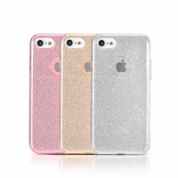 Dėklas telefonui blizgantis iPhone 14 Plus (m) - rožinis