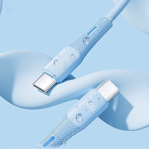 T-PHOX LAIDAS GENTLE USB-C/USB-C 60W 1M BALTAS