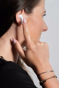 FORCELL F-AUDIO Master Pro belaidės ausinės bluetooth TWS baltos