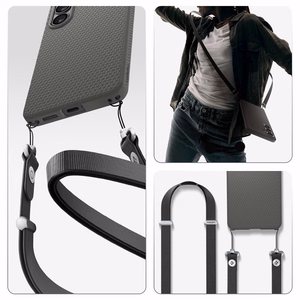 Spigen Liquid Air Mag MagSafe dėklas skirta Samsung Galaxy S26 Plus marmurinis pilkas