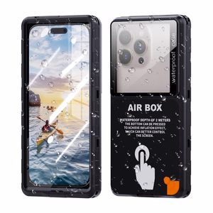 Dėklas atsparus vandeniui SHELLBOX AIRBOX MAX 6.9 universalus juodas (m)