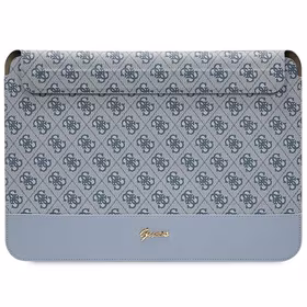 Guess 4G Stripe Metal Logo dėklas 14" nešiojamam kompiuteriui - mėlynas